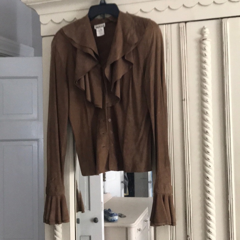 Gorgeous suede top